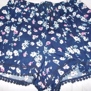 About A Girl Floral Boho Shorts